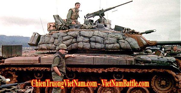 Xe tăng M48 Patton của đại úy John Stovall trong trận Bennăm 1969 trong chiến tranh Việt Nam - Captain John Stovall's M48 Patton tank in battle of Ben Hen 1969 in Vietnam war
