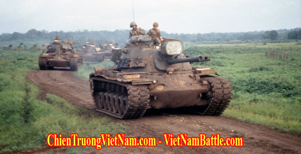Xe tăng M48 Patton trong chiến tranh Việt Nam - US M48 Patton tank in Vietnam war
