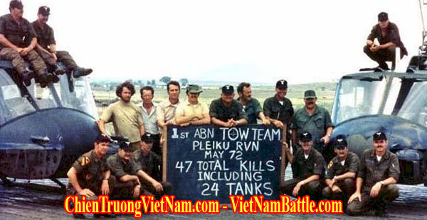 Biệt đội Hawk's Claw - Đội trực thăng trang bị tên lửa TOW diệt xe tăng trong chiến tranh Việt Nam - Hawk's Claw 1st Combat Aerial TOW Team in Vietnam war