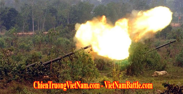 Pháo M46 130mm của quân Giải Phóng Bắc Việt trong chiến tranh Việt Nam - North Vietnamese M46 130mm artillery in Vietnam war