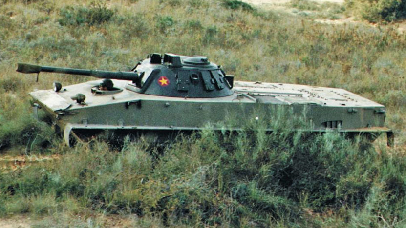 Xe tăng PT-76 trong chiến tranh Việt Nam - North Vietnamese PT-76 amphibious light tank in Viet Nam war