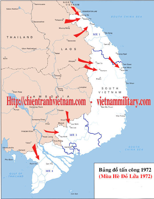 Mùa Hè Đỏ Lửa 1972 - Chiến Dịch Xuân Hè trong chiến tranh Việt Nam - Easter Offensive 1972 in Viet Nam war