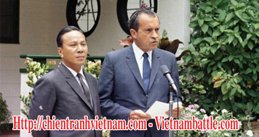 Tổng thống Nixon và tổng thống Nguyễn Văn Thiệu, và số phận Việt Nam Cộng Hòa sau đó