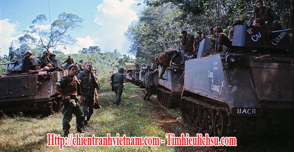 Binh sĩ Mỹ thuộc trung đoàn Thiết Kỵ số 11 của Mỹ trong chiến dịch Campuchia 1970 trong chiến tranh Việt Nam - Us 11th Armoured Calvary regiment in Cambodian Incursion - Cambodian Campaign in Vietnam war