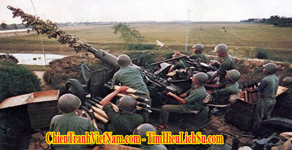 Binh sĩ pháo cao xạ của Bắc Việt trong chiến tranh Việt Nam - North Vietnam anti-aircraft artillery in Vietnam war