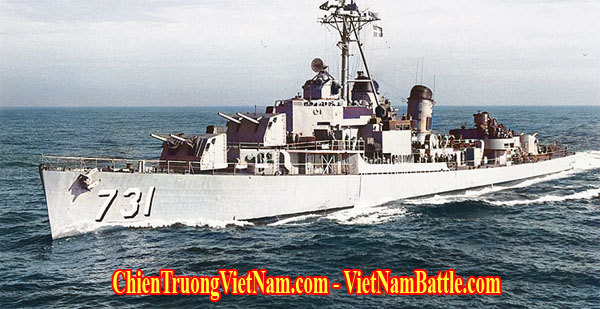 Tàu USS Maddox trong sự kiện vịnh Bắc Bộ ngày 2 tháng 8 năm 1964 trong chiến tranh Việt Nam - Gulf of Tonkin incident 1964 in Vietnam war