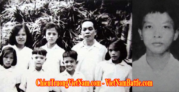 Tuổi thơ của Đại tướng Võ Nguyên Giáp : Gia đình của tướng Giáp năm 1963 và hình tướng Giáp năm 19 tuổi