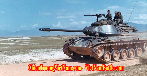 Xe tăng M41 Walker Bulldog trong chiến tranh Việt Nam - Us M41 Walker Bulldog tank in Vietnam war