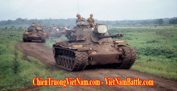 Xe tăng M48 của quân đội Mỹ trong chiến dịch Campuchia hay cuộc đột kích Campuchia năm 1970 trong chiến tranh Việt nam - Us M48 Patton tanks in Cambodian Incursion - Cambodian Campaign in Vietnam war